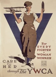 戦う者すべてに女性労働者を - 第一次世界大戦期YWCAプロパガンダポスター